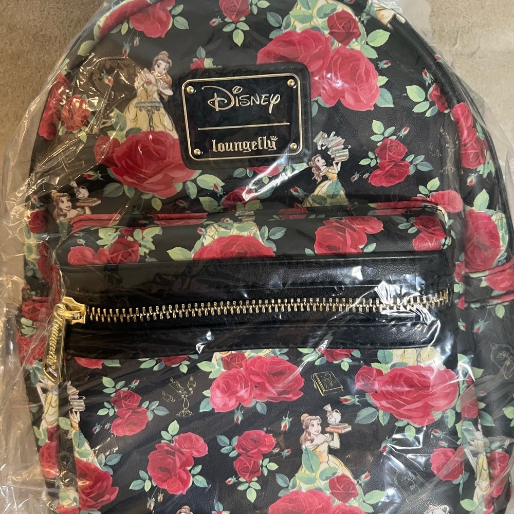 Loungefly,Disney’s Beauty & The Beast backpack  featuring Belle & friends!